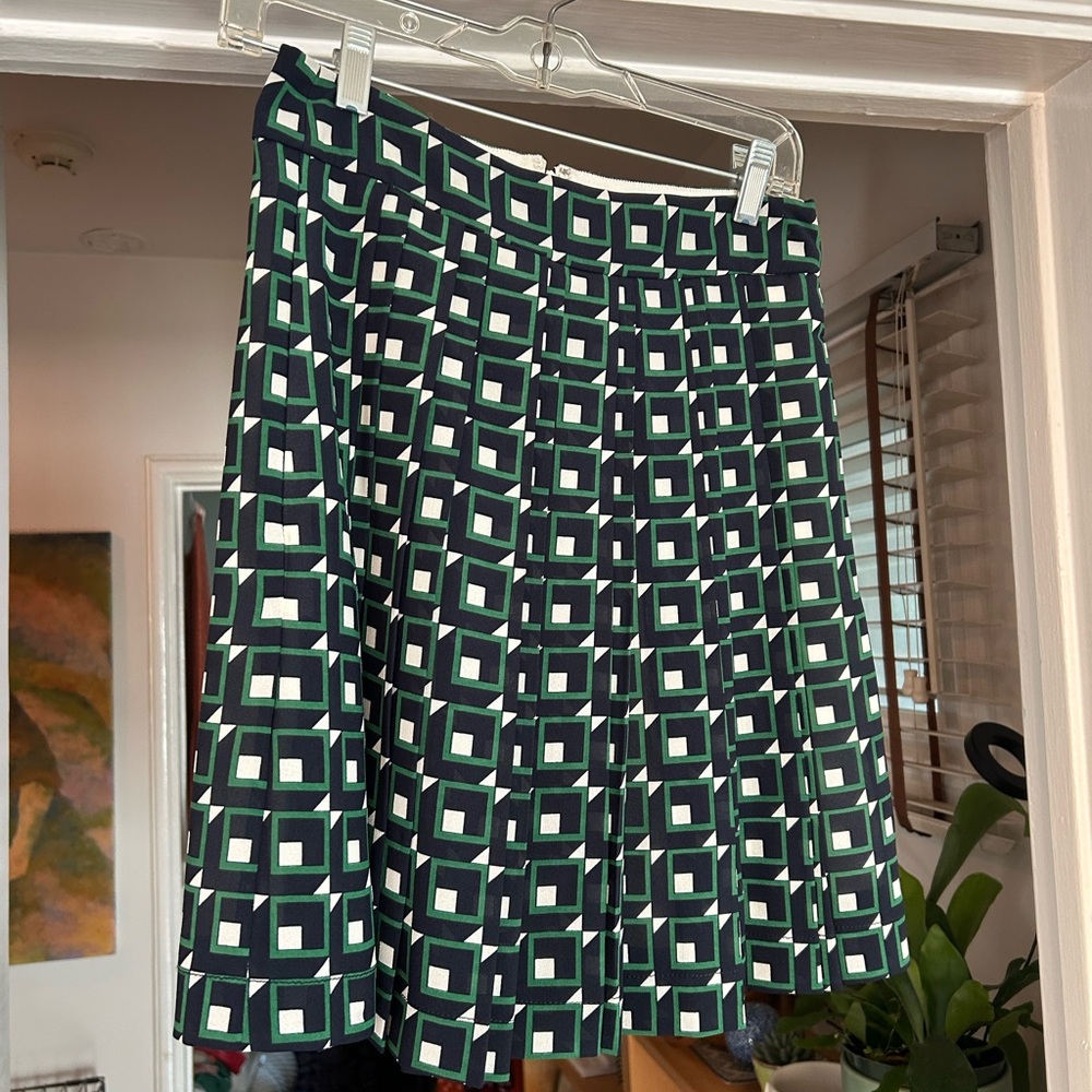 J Crew pleated skirt.